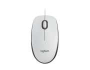 Logitech M100 Optical Mouse, White, DPI (Min/Max): 1000±, cable 1.8m, USB EMEA-914